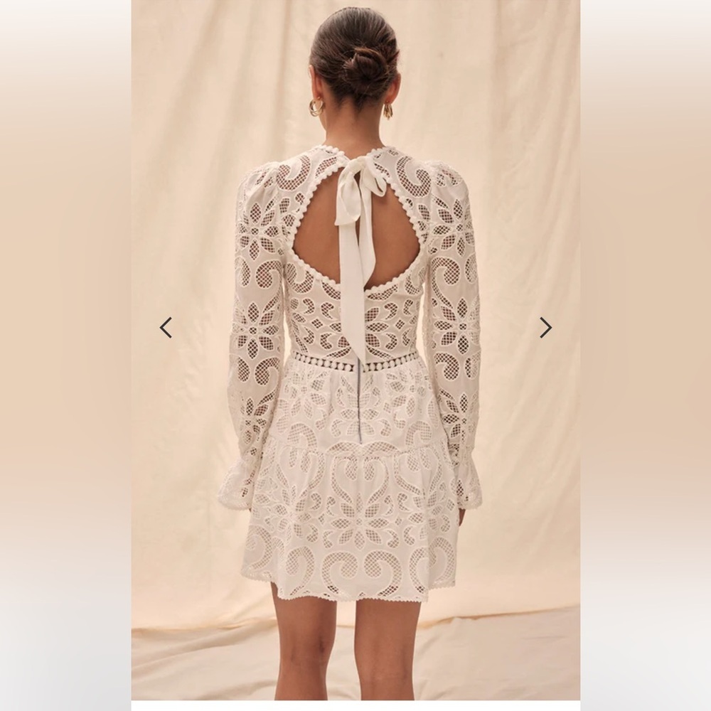 NWT Size 2X - Saylor Marilla Cotton Eyelet Lace Mini Dress (NWT US$ 242)